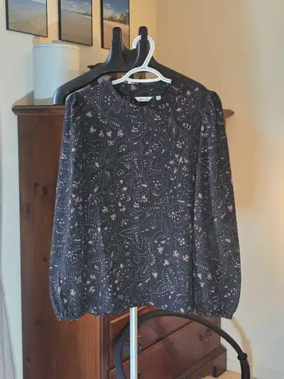 black and dusty rose shirt, View more