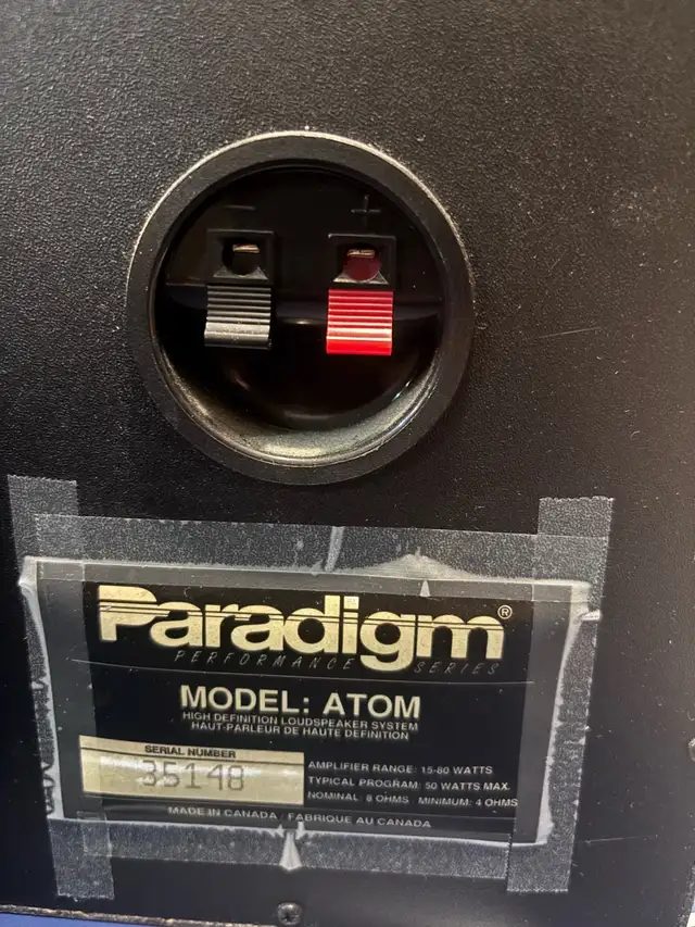 Paradigm speakers - performance series559280972943872002