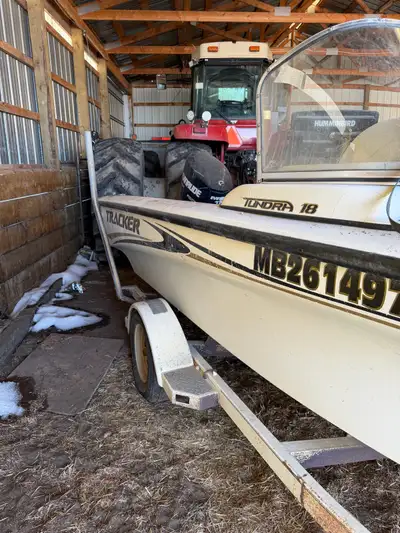 2003 Tracker Tundra 18 foot, it has a 2007 Envinrudr etc 175hp motor. Very decent boat. Never used l...