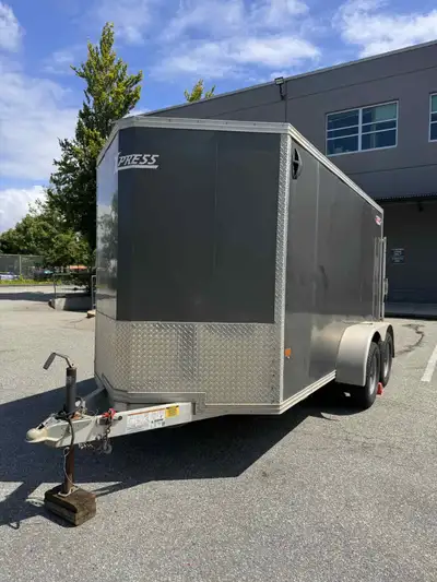 Upgraded & Road Ready: - 6X14 ft, double axle - 7,000 GVWR - Galvanized steel frame - no rust - Bran...