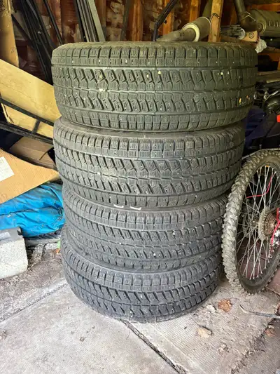 Selling a set of 4 Bridgestone blizzak LT winter tires, used for 2 seasons but they still have about...