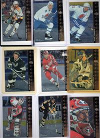 1994-95 Upper Deck Hockey SP insert set, 1-180 plus 8 die cuts