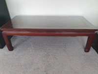Chinese red wood table