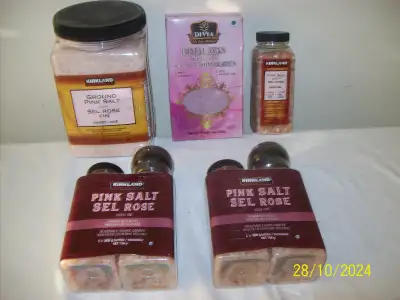 5pc bottles of pink salt  #0780, View more