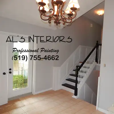 Call or Text 519 755-4662 to set up a Free Estimate. Independent Painter Serving Brantford and Surro...