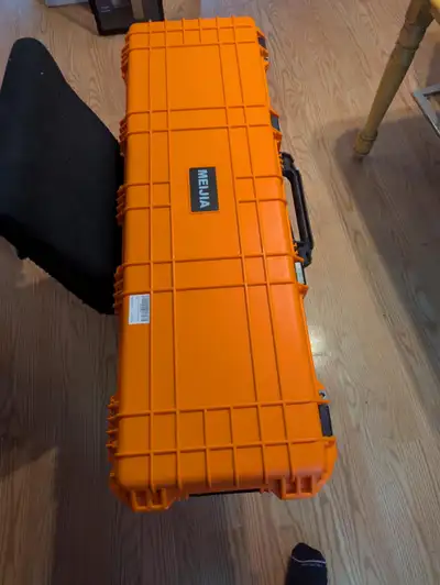 MEIJIA Portable Rolling Hard Case with Wheels, 48.42x16.14x6.29, View more