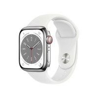 Apple Watch Series 8 [GPS + Cellular 45mm] w/ Steel Case 