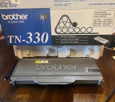 Brother TN330 Black Toner Cartridge new in box, View more
