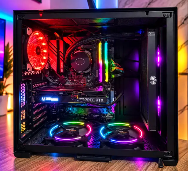 Liquid Cooled Ryzen 5 3600X + RTX 3060 Ti RGB Gaming PC | Desktop ...