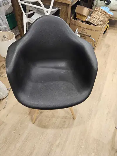 Structube Black Chair. Very comfortable.