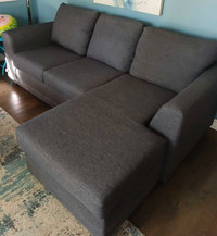 Sofa chaise longue réversible 