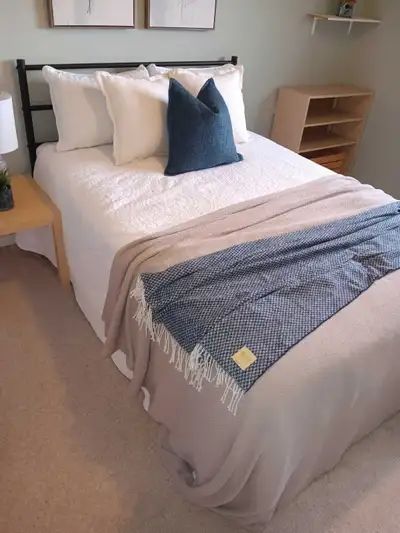 Full size Bed (frame/mattress/boxspring), View more