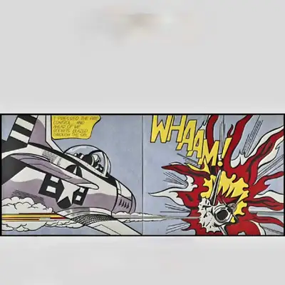 Roy Lichtenstein WHAAM!
lithograph (diptych), View more