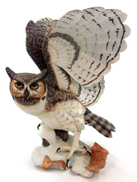 The Great Horned Owl by George McMonigle for Franklin Mint