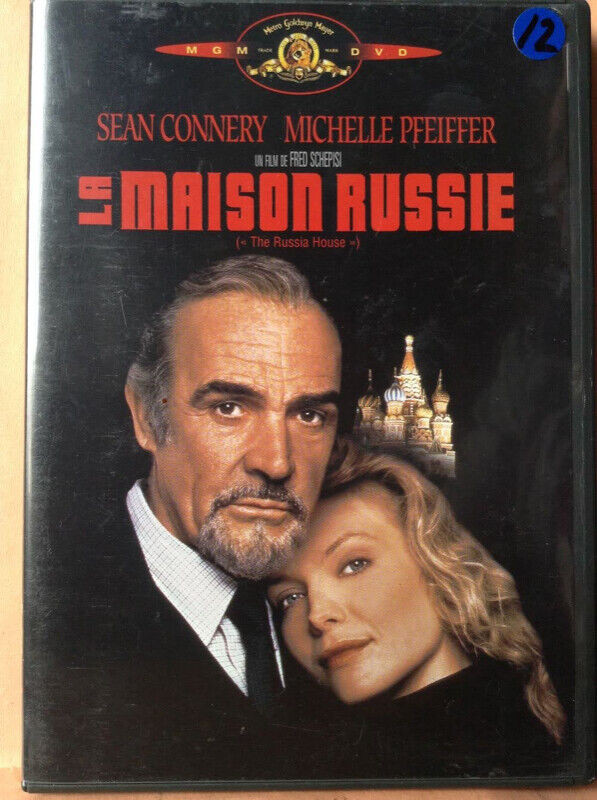 LA MAISON RUSSIE. DVD. RUSSIA HOUSE. CONNERY, LeCARRÉ. +RARE+ dans CD, DVD et Blu-ray  à Ville de Montréal