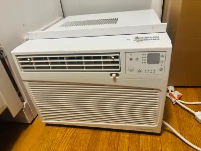 Garrison window air conditioner in good working condition. Strong cooling power – great for bedrooms...