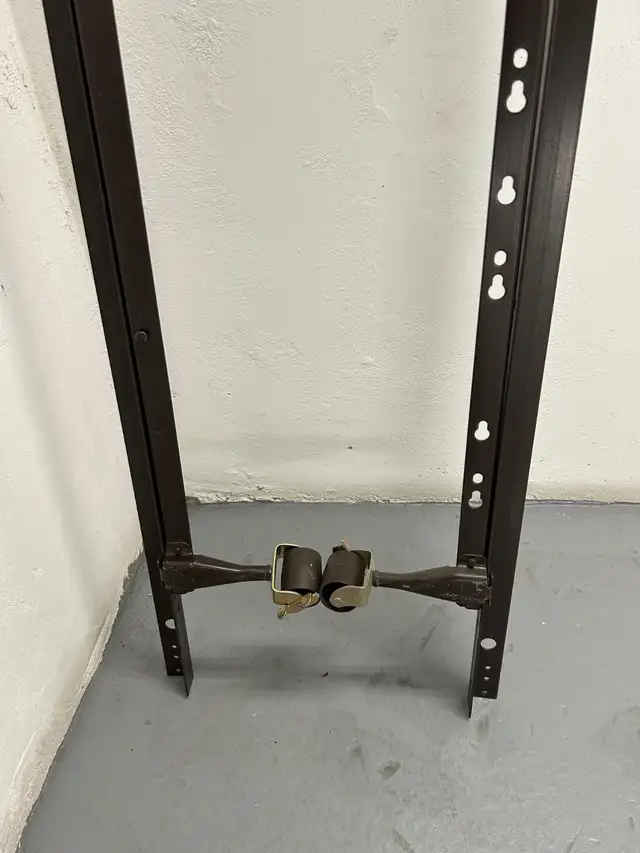 Twin/full/queen Size Metal Heavy Platform Bed Frame 4 Wheels in Beds & Mattresses in City of Toronto - Image 10