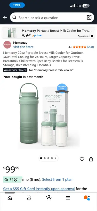 Momcozy Breast Milk Cooler, View more