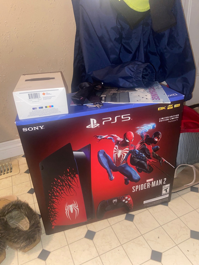 Limited Edition Spider-Man PS5 with camera  in Sony Playstation 5 in Cambridge - Image 2