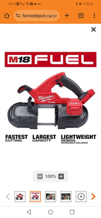 Milwaukee Tool M18 FUEL 18V Lithium-Ion Brushless Cordless Compa