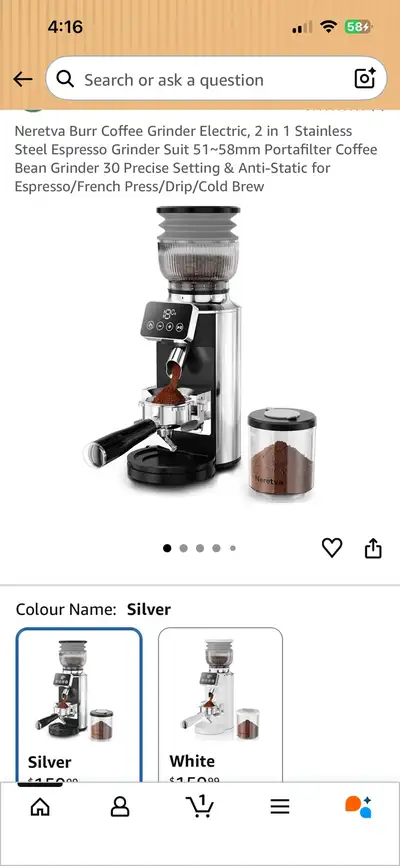 New! Neretva Burr Coffee Grinder, View more
