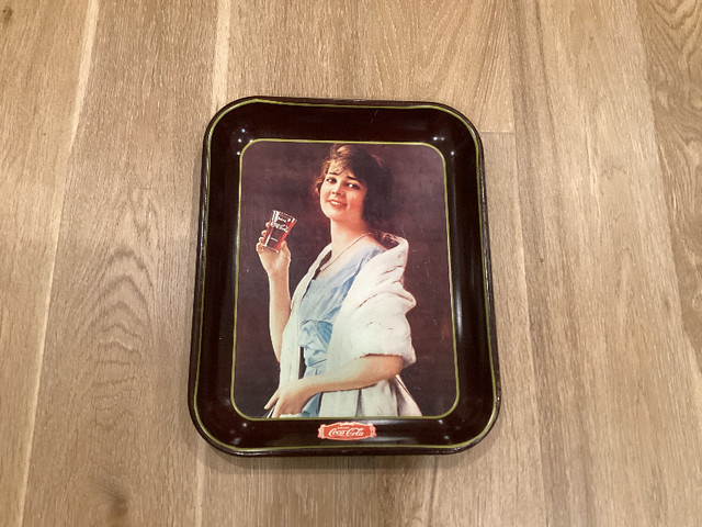 Coke Coca-Cola Flapper Girl Rectangular Metal Serving Tray in Arts & Collectibles in Kingston