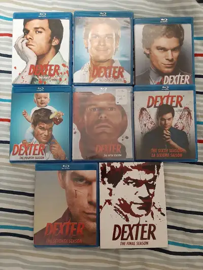 Up for sale is the complete series set of the Showtime series "Dexter" on Blu-ray. The discs are lik...