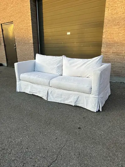 crate and barrel sofa bed slipcover pullout bed couch white , View more