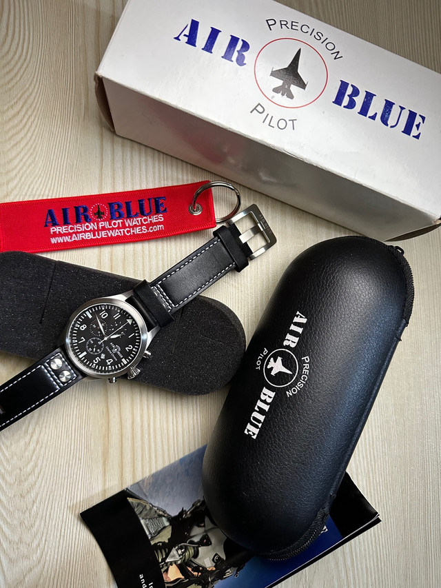 Air blue Charlie - Chronograph in Jewellery & Watches in Mississauga / Peel Region - Image 2