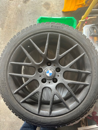 Bmw rims with winter tires 