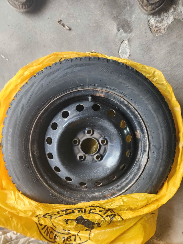 195/65 R15 winter tires on rims in Tires & Rims in Kitchener / Waterloo