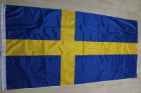 Made in Canada Sweden Swedish Soccer Flag 6 feetx3feet