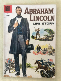 Dell Giants comic book Abraham Lincoln Life Story