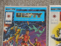 18 Comics - Valiant's Unity Series from 1 to 18  (30 yrs old)