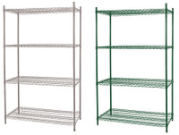 WIRE SHELVING UNITS FOR RESTAURANT, HOME, INSTITUTION, OFFICES
