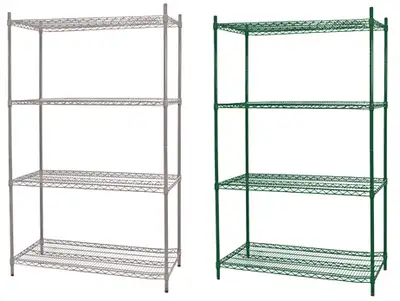 KW Materials wire shelving units are versatile enough to be used in commercial, industrial, and resi...
