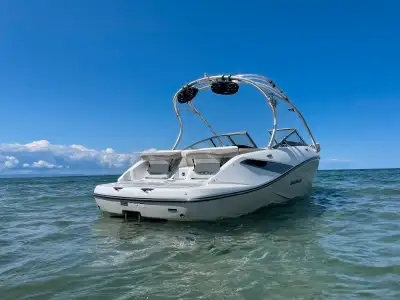 Selling my 2011 SeaDoo Challenger 210, a great boat for watersports and cruising, featuring twin sup...