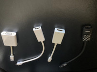 Apple mini Display port (Thunderbolt) to 4K HDMI / VGA adapters