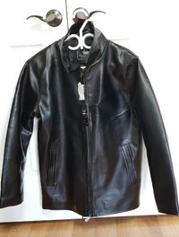 EA COLLECTION ITALY STYLE LEATHER JACKET SIZE M