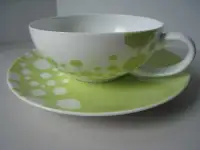 Davids Tea Porcelain Teacup and Saucer