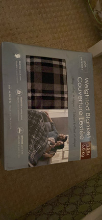 New in box 15 lbs Weighted blanket reduce stress and anxiety 