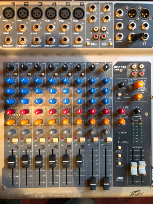 Peavey PV-10 USB mixer in Pro Audio & Recording Equipment in Peterborough