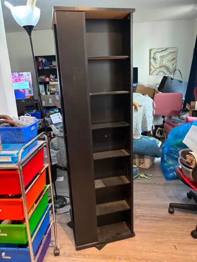 4-Sided, Large Spinning Media Storage Tower, View more