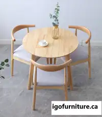 Brand New Real Wood Round Dining Table