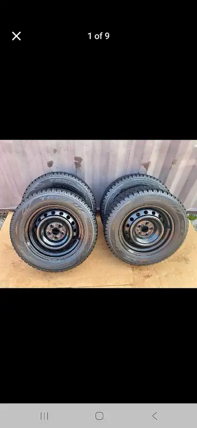 Set of 4 TOYO winter tires rims (195 65 15) pattern (5×100) 2023 TOYOTA COROLLA