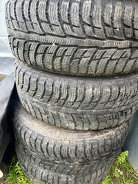 2 sets of winter tires 215/55r16