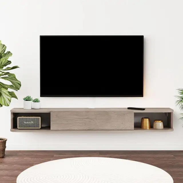 Floating TV Shelf, 48'' Wall Mounted TV Cabinet in TV Tables & Entertainment Units in City of Toronto - Image 2