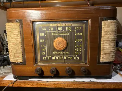 Crosley model B2465. The plate on the back says it was made by Moffats at Weston, Ontario (part of T...