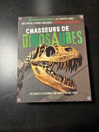 Dinosaures déterre le squelette- livre et quizz