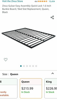 Bed Slat Replacement(BrandNewl- Queen Size